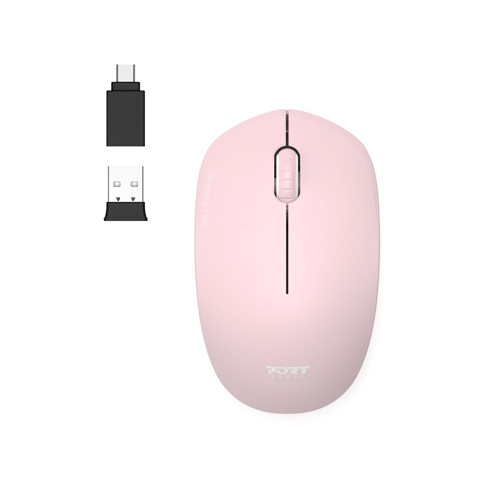 port-2-4ghz-collection-ii-blush-wireless-mouse