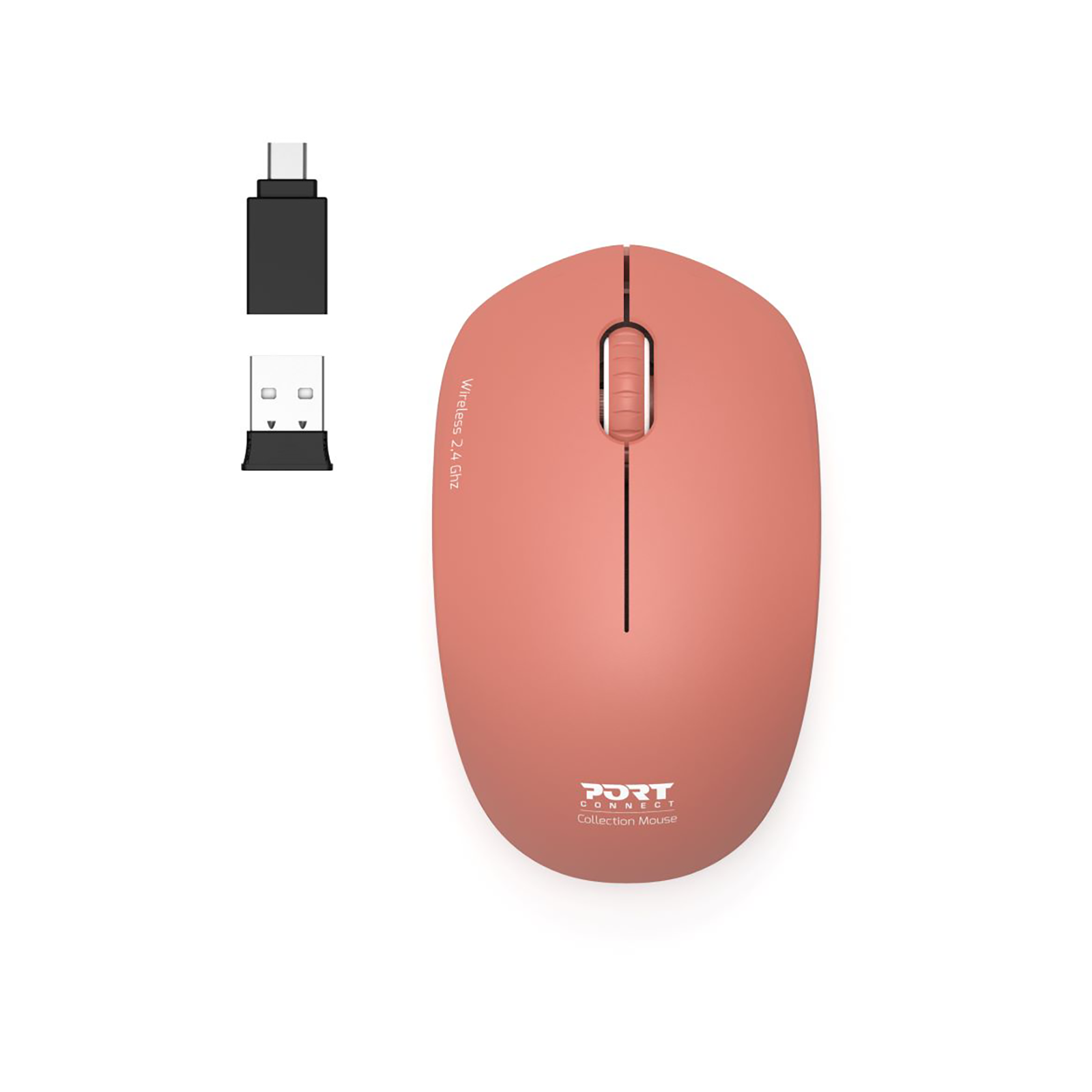 port-2-4ghz-collection-ii-terracota-wireless-mouse