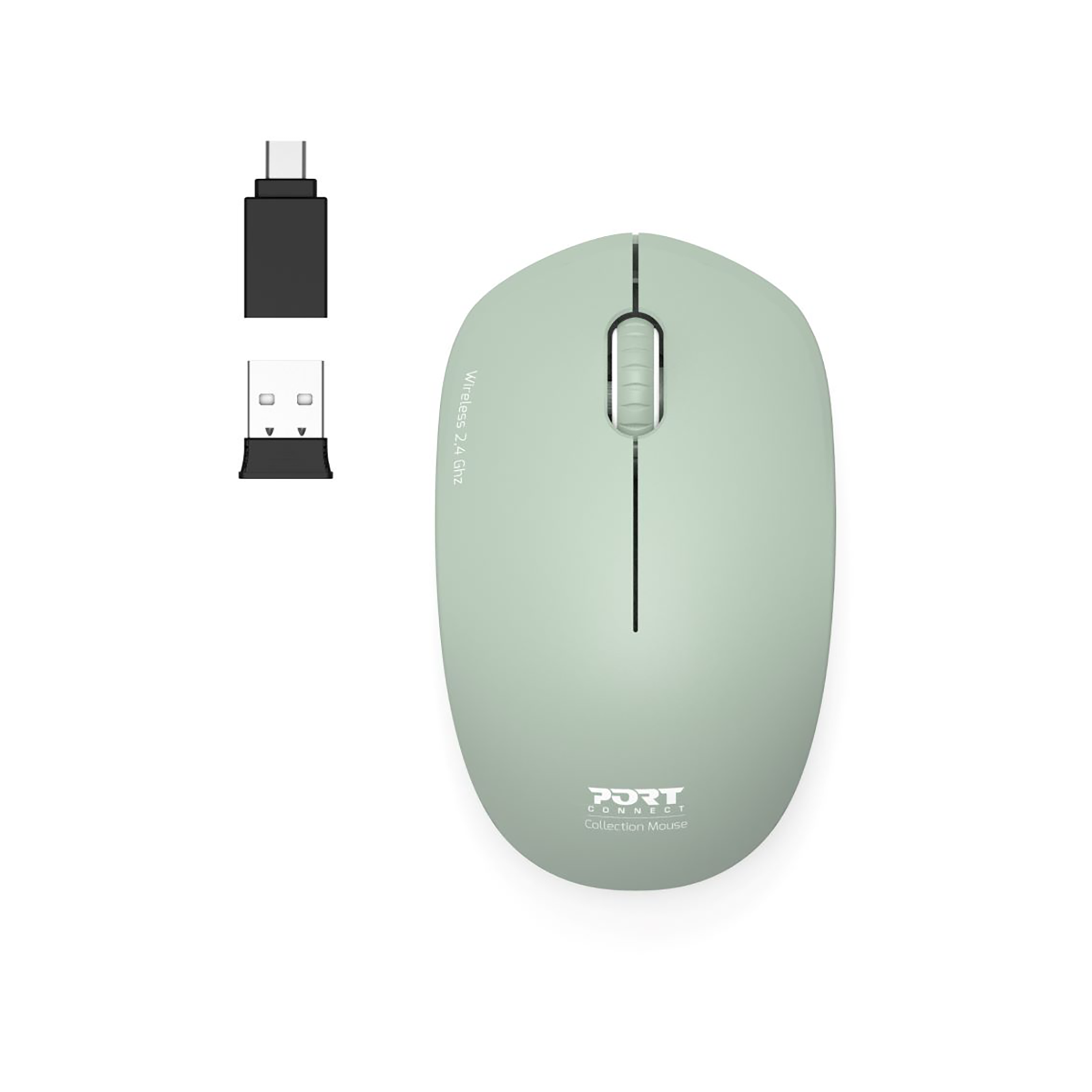 port-2-4ghz-collection-ii-vert-olive-wireless-mouse