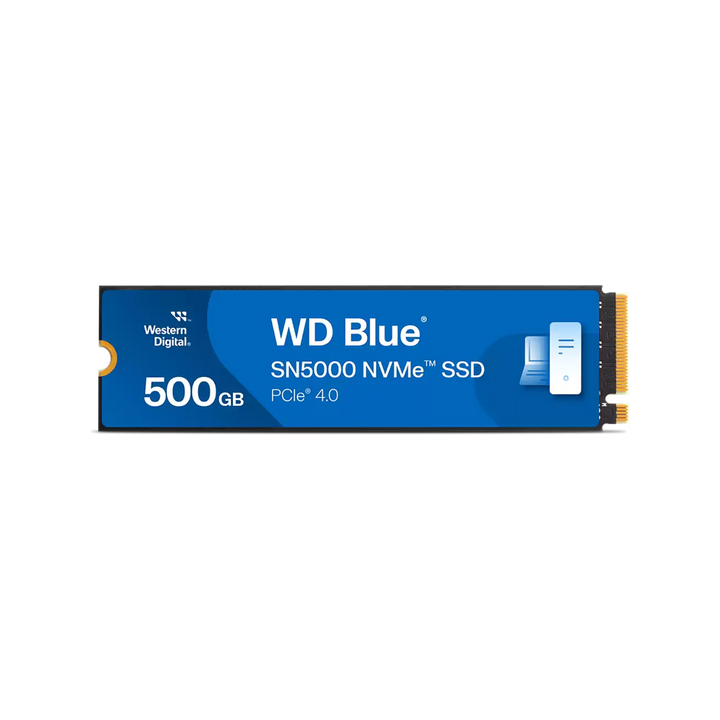 WD Blue SN5000 500GB PCIE GEN 4 M.2 3D NAND NVMe Internal SSD