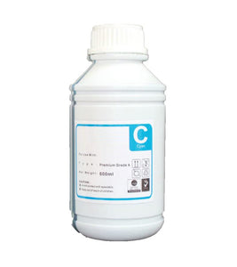 500ml Printer Refill ink Bottle Cyan- Compatible with Cano
