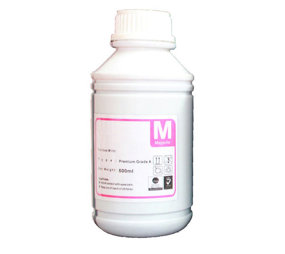 500ml Printer Refill ink Bottle Magenta - Compatible with Canon