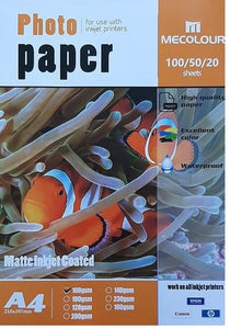 A4 108gsm Matt Paper 100 sheets