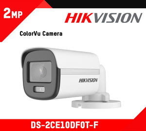 Hikvision Bullet Colorvu DS-2CE10DF0T-F - 24 hour color camera - 20m IR