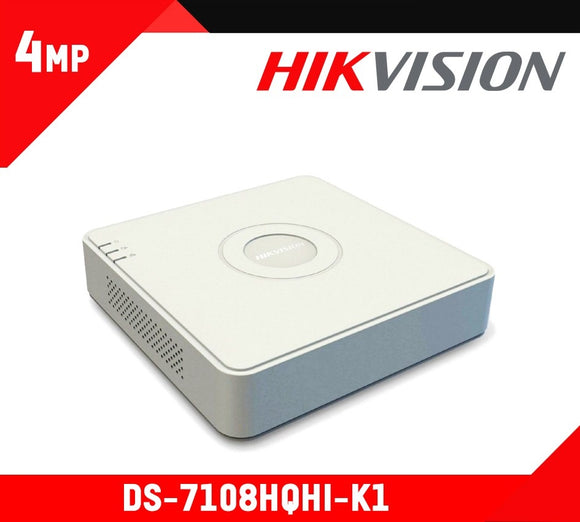 Hikvision 4MP 8 Channel Turbo HD DVR - DS-7108HQHI-K1