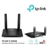 TP-LINK MR100 Wireless 300 Mbps N 4G LTE Router
